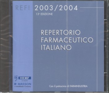 REFI- Repertorio farmaceutico italiano (CD-ROM) 2004